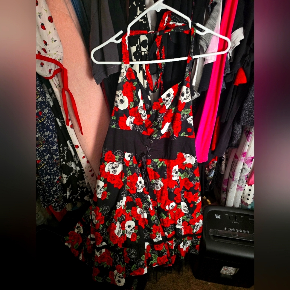 Torrid Skulls & Roses dress